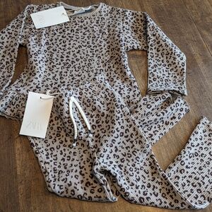 Zara Kids Animal Print Outfit Size 3 Nwt